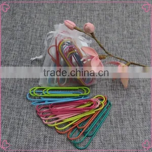 100mm Giant PET Coated Colorful Metal Paper Clip Stationery thumbnail-1