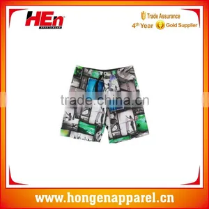 Hongen Apparel Good Quality Sexy Printing OEM Service Men Beach Wear thumbnail-1