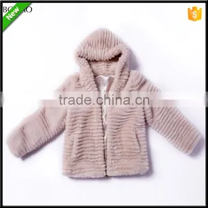 Imitative Fur Hooded Women Coat Short Jacket Winter With Hat thumbnail-2