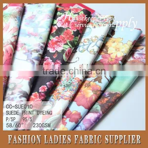 New Design Suede Print Dyeing With Brids for Girl's Garment 100%poly Printed Georgette 110gsm thumbnail-6