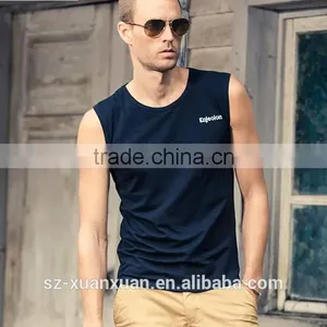 Wholesale Cheap American Style Black Running Men Vest thumbnail-3