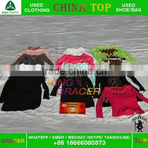 High Quality t Shirts Cream Quality Second Hand Used Clothing Wholesale to London thumbnail-3