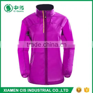 New Style Ultrathin Breathable Sunscreen Women Skin Windbreaker Jacket thumbnail-4