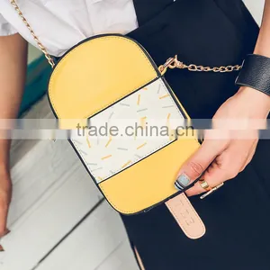 2016 New Style Kids Yellow School Bag For Girls,Child School Bag For Teenagers Purse Ice Pop thumbnail-4