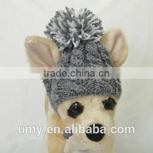 Ponpon Muffler Knit Pet Clothes For Dog Hat Dog Product thumbnail-6