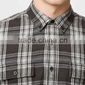 Men Gingham Button Down Smart Shirt thumbnail-3