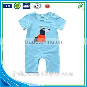 Healthy Soft 100% Cotton Patch Embroidered Baby Clothing Set thumbnail-4