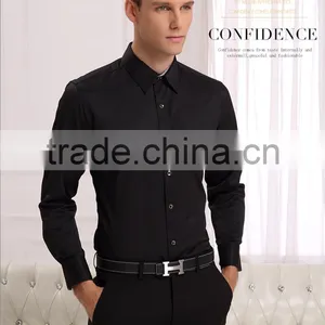 New Top Sale 100% Cotton Satin Mens Long Sleeve Casual Shirt thumbnail-2