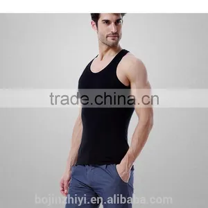 Custom 100% Cotton Blank Tank Top Gym Tank Top Manufacturer thumbnail-1