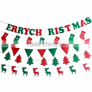 Hot Selling Christmas Party Decoration Bunting Flag/ Pennant thumbnail-1