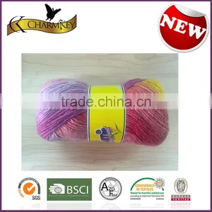 Hot Sale Fashionable Good Quality Silk /Cotton/Polyester Hand Knitting Yarn Made in China thumbnail-3