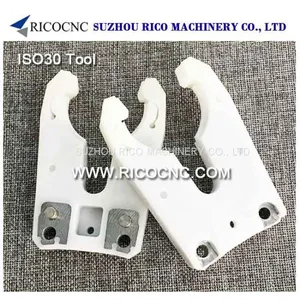 White ISO30 Tool Clips CNC Tool Holder Forks ISO30 Tool Grippers for CNC Machine thumbnail-2