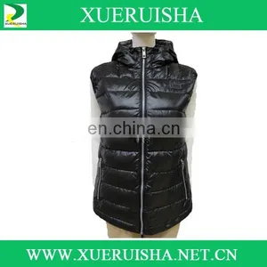 Bright Waterproof Shell Down Sleeveless Jacket for Woman Winter Wear thumbnail-1