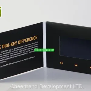 Promotional Advertising Video Brochure Lcd Video Gift Cards Digital Tft Screen thumbnail-2