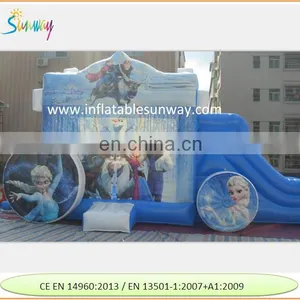 Frozen Free Fall Bouncy Castle,Pumpkin Coach Inflatable Castle thumbnail-6
