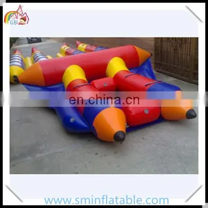 Promotion Inflatable Flyfish, Inflatable Banana Boat Water Games, Inflatable Flying Towable Tube for Sport thumbnail-2
