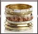 Latest Style Bollywood Metal & Bone Bangle Stack thumbnail-1