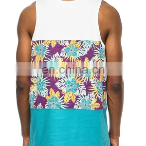 100% Polyester Fabric Dry Fit Sport Running Singlet/ Wholesale Men Tank Tops thumbnail-1