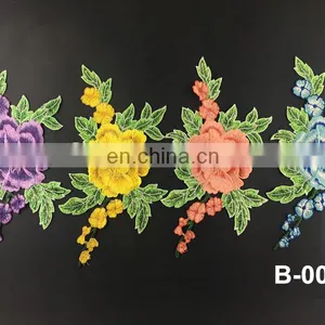 B-019 Polyester Collars Simple Lace Neck Designs Embroidery Embroidery Applique thumbnail-6