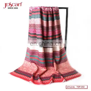 Women 100% Polyester Pakistani Muslim Wholesale Scarf Hijab Fashionable Hijab Scarf thumbnail-6