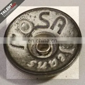 Custom Casting Brand Logo Alloy Rivet Buttons for Jeans thumbnail-2