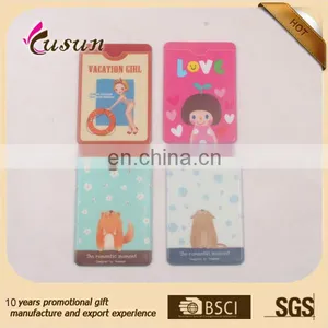 High Quality Horizontal Waterproof Clear Soft Pvc Color Printing Fancy id Card Holder thumbnail-5