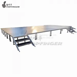 Sell DIY Mobile Adjustable Portable Detachable Aluminum Church Entertainment Design Stage Platform For Sale thumbnail-2