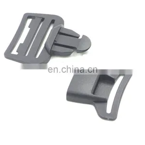 M032B-40Black Adjustable Plastic Quick Belt Side Release Slide Buckle thumbnail-1