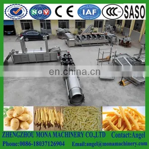 Small Industrial Automatic Potato Chips Making Machine Price, Fully Automatic Potato Chips Production Line thumbnail-2