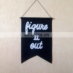 Fabric Banner Felt Hanging Pennant Flag Wall Art Custom thumbnail-1