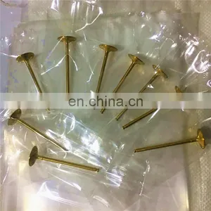 Wholesale Price Titanium Golden Coated Pure Material Titanium Intake and Exhaust Valve Engine Valve for Honda K24 thumbnail-6