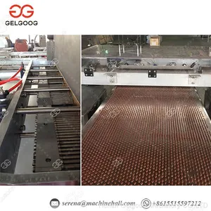 Full Automatic Chocolate Chips Depositing Making Machines Chocolate Drop Forming Production Line thumbnail-4