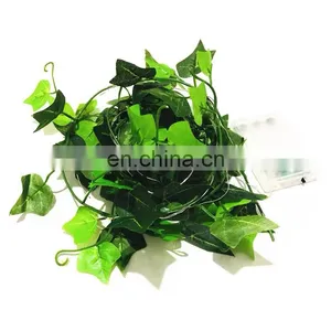 2020 Hot Sale Battery Operated Spring Hanging Fairy Night Decor Led Leaf String Light Waterproof Outdoor Garden Decoration thumbnail-2