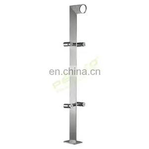 Hot Popular Glass Ss Balustrade Glass Balcony Railing Glass Balustrade Manufacturer China thumbnail-6