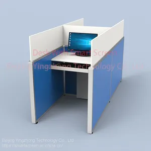 Height-adjustable Study Cubicle Partiton Anti-noise Carrel Dividers Lifting Hidden Screen Library Table Office Workstation Computer Desk thumbnail-4