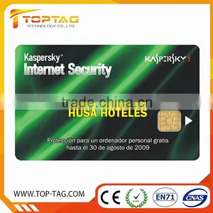 ISO7816 Contact Smart ic Card, ISO CR80 Smart Card,free Sample 125KHz, ISO18000-2, EM4200, EM4102, Contact Smart Card thumbnail-2