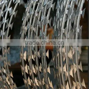 Galvanized Cross Razor Wire thumbnail-1