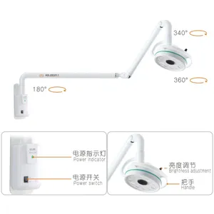 LED Dental ENT Surgery Veterinary Medical Wall Shadowless Examination Surgical Lamp thumbnail-1