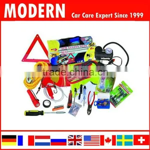 65pc Auto Roadside Emergency Tool Kit With Air Compressor thumbnail-1