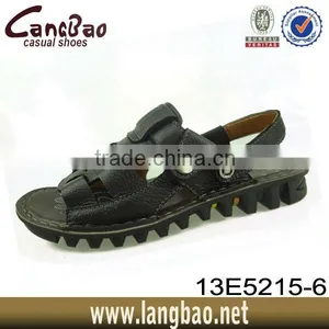 Shoes Supplier Wholesale High Quality Cool Summer Man Leather Slipper 2013 thumbnail-1