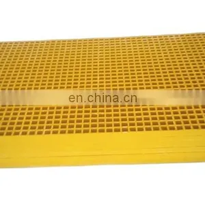 Factory Supply Fiberglass Frp Grp Floor Grating Price Plastic Walkway Grill thumbnail-3