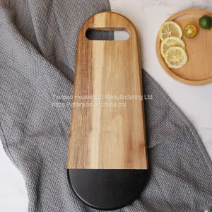 Acacia Wood Serving Cutting Board Kitchen Chopping Tray Boards Meat Cheese Bread Vegetables Fruits Wooden Chopping Blocks thumbnail-5
