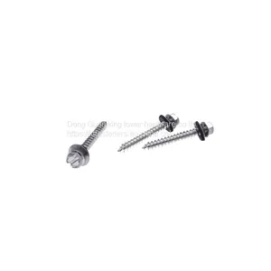 Factory Direct Sales Slotted External Hex Flange Head 3 Parts Sems Screw thumbnail-2