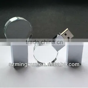 Special Wooden Crystal USB Pendrive With Differnet Shapes Crystal 3D thumbnail-5