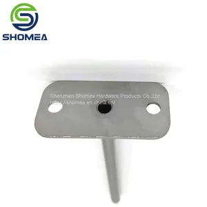 SHOMEA Customized Thin Wall 304/316 Stainless Steel One Round Closed End Temperature Probe With Welded Plate thumbnail-3