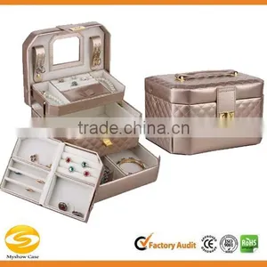 Custom Make Leather Jewelry Box Travel Case and Lock thumbnail-1
