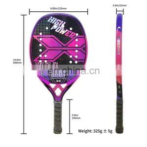 3K Carbon Fiber Rough Surface Beach Tennis Racket With Cover Bag For Adult Senior Player thumbnail-1