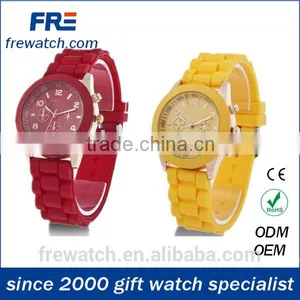 Top Hot Selling Geneva Jelly Watch Silicone for Women thumbnail-4