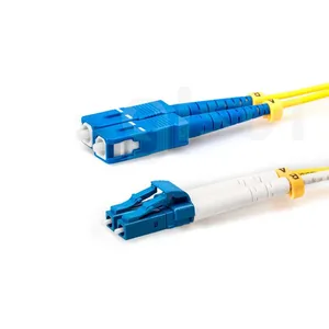 Fiber Optic Patch Cable LC UPC to SC UPC OS2 Duplex Single Mode PVC 2.0mm thumbnail-3