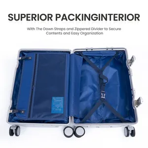 Pratcical and Fashionable ABS+PC Luggage Sets With Aluminum Frame thumbnail-5